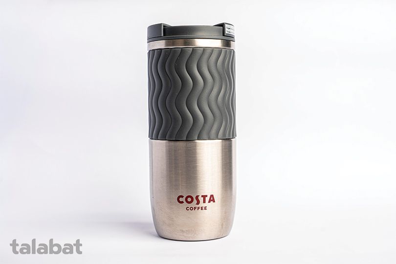Black & Silver Travel Mug