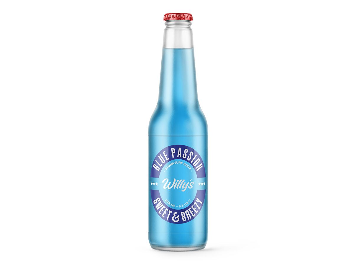 Blue Passion soda