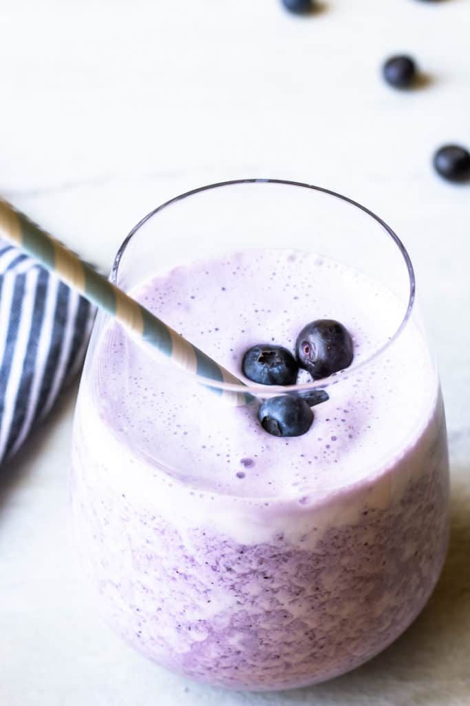 Blueberry Milkshake
