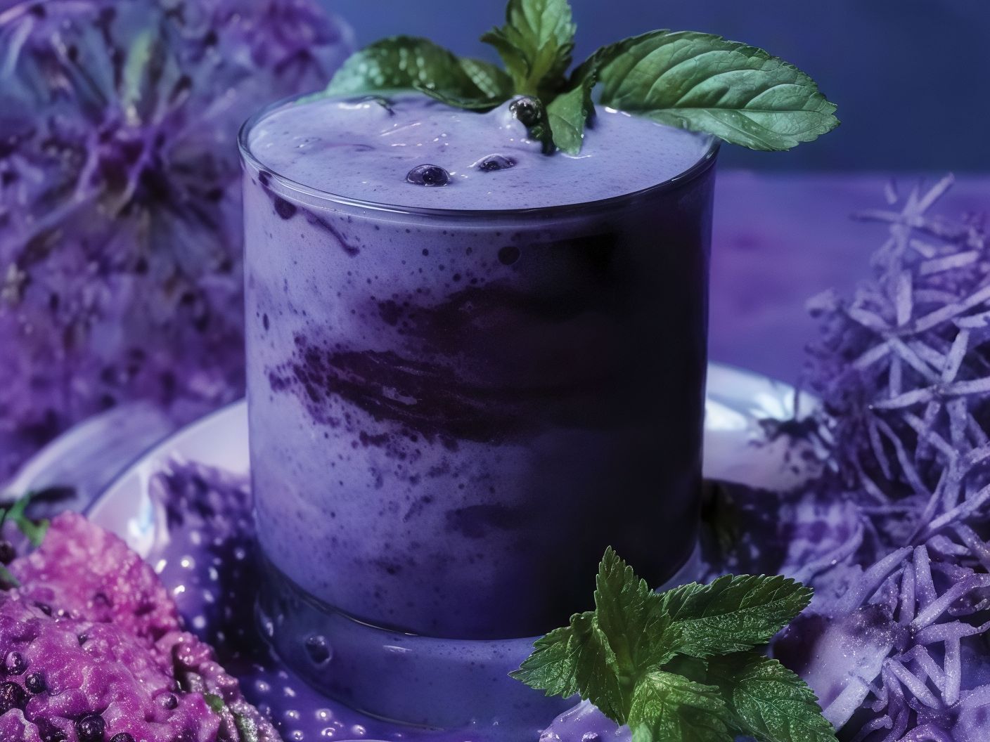 Blueberry Milkshake