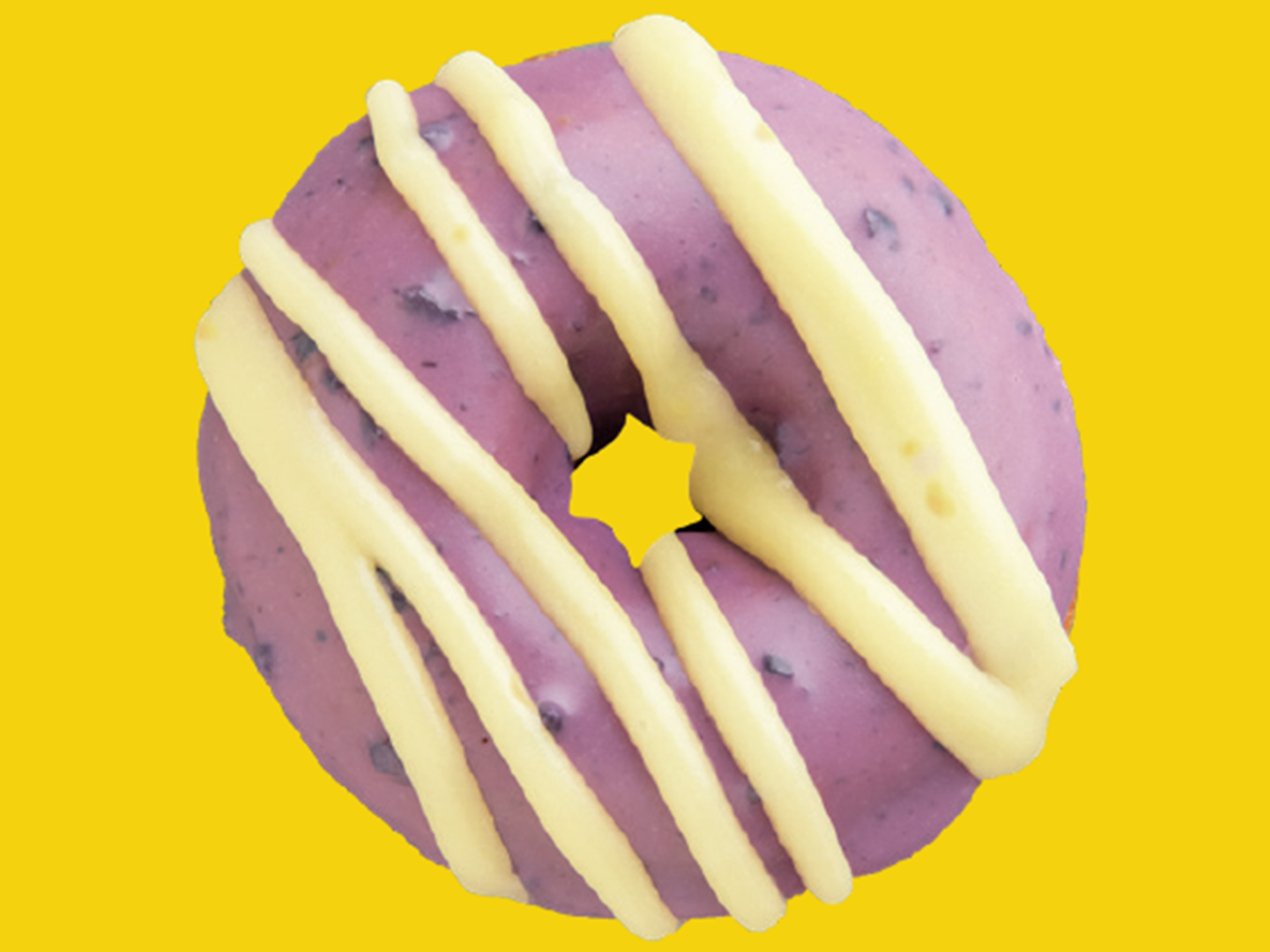 Blueberry Lemonade Doughnut