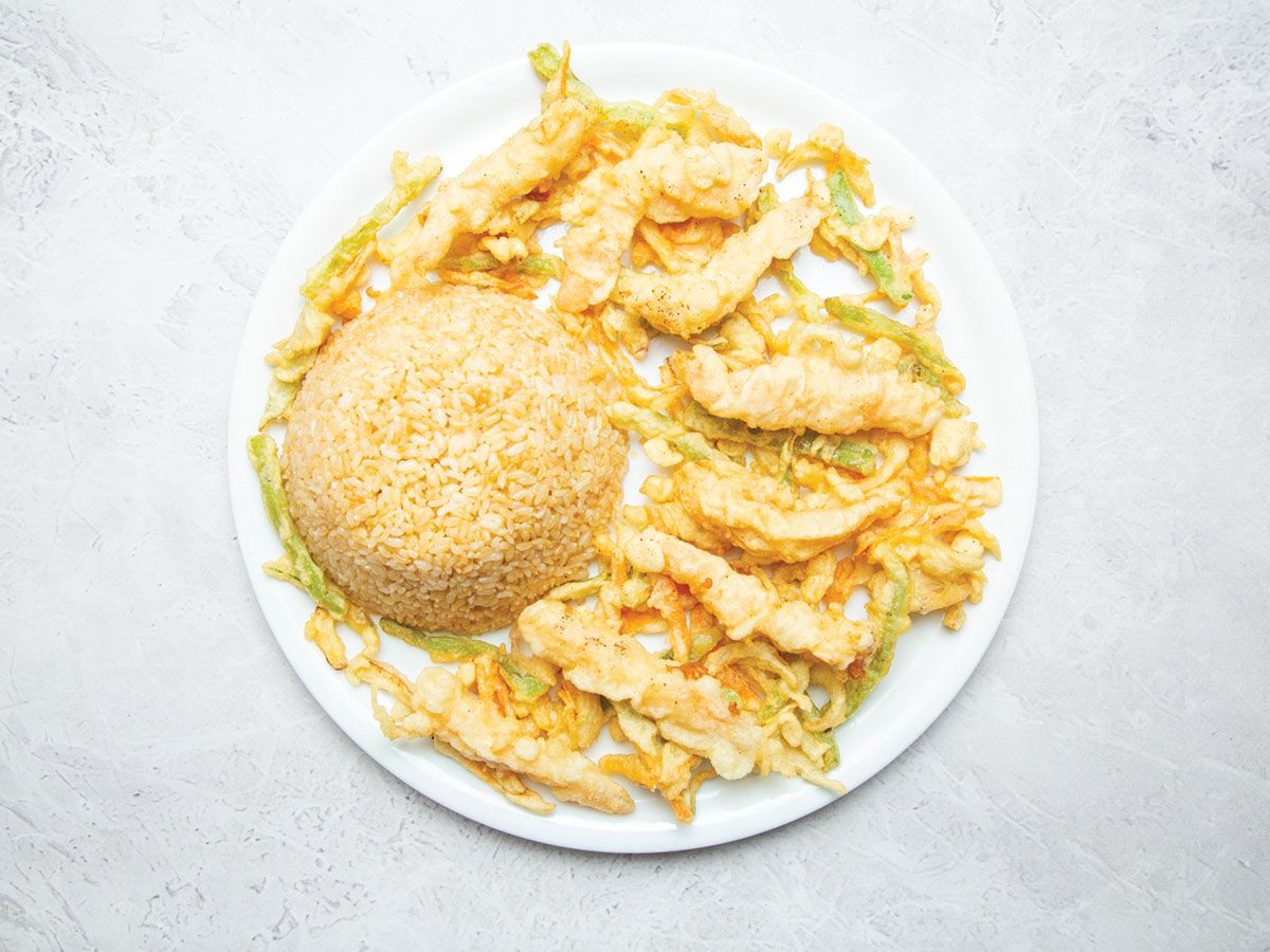 Mix Tempura Vegetable And Fish