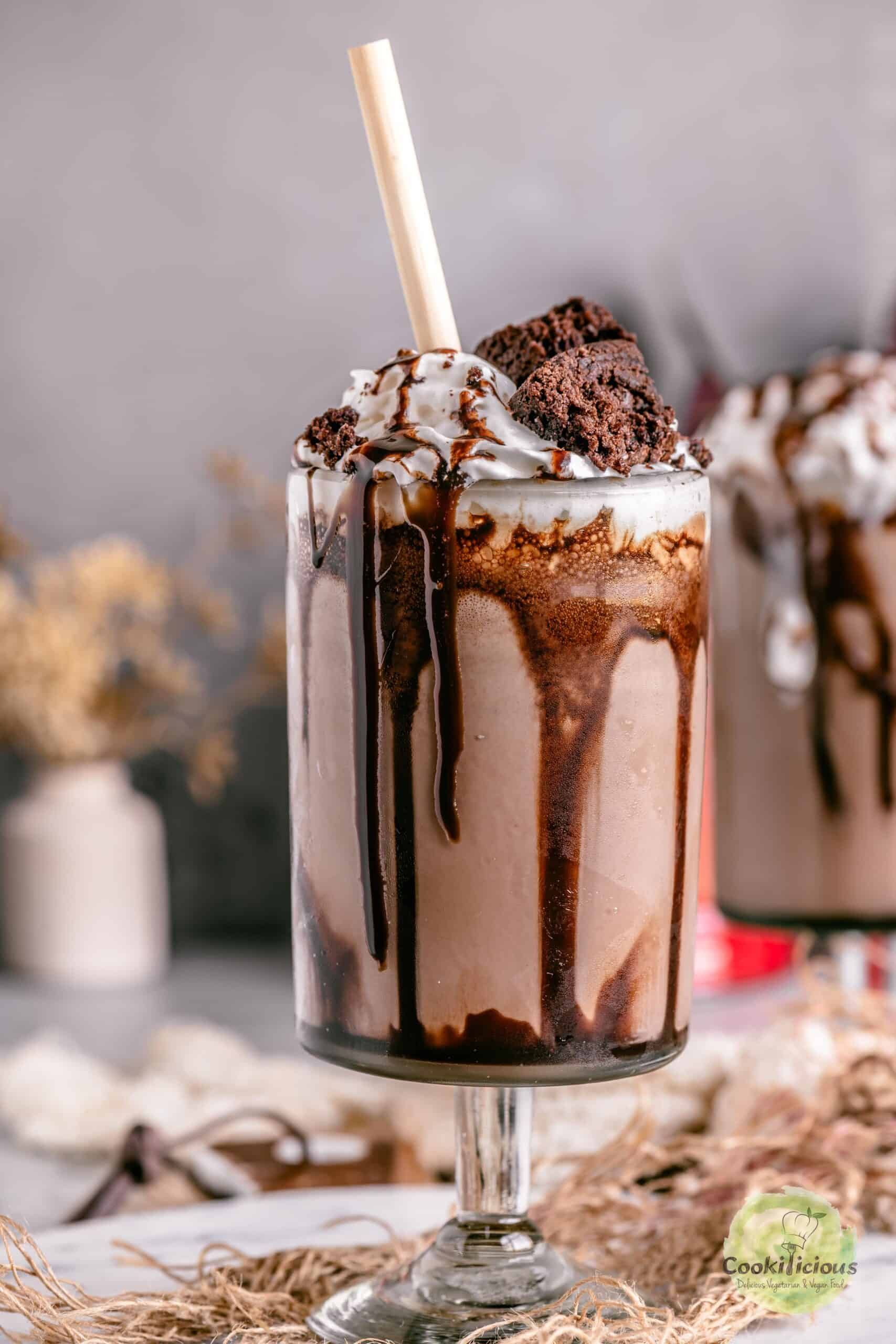 Brownie milkshake