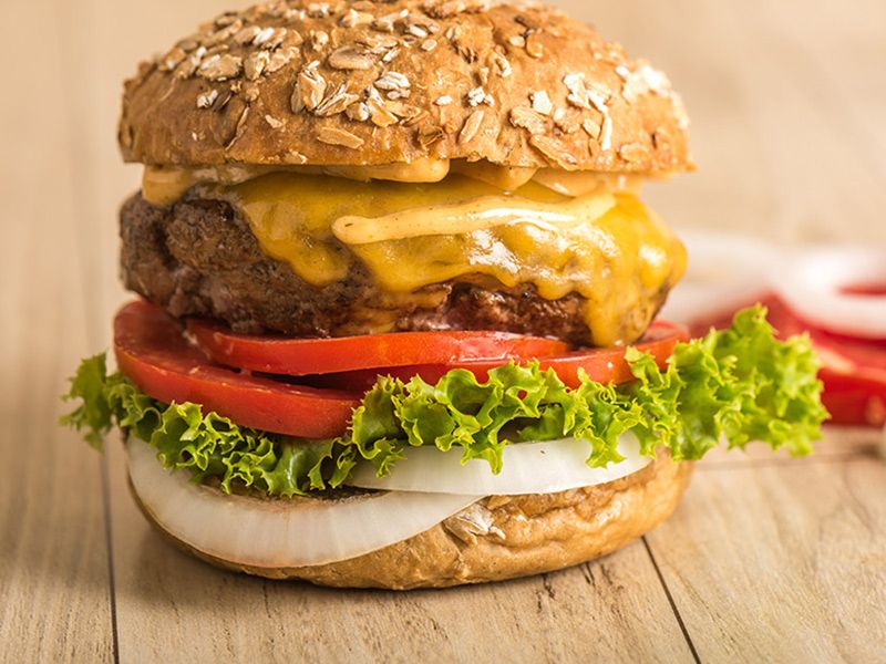 Big Mushroom Beef Burger