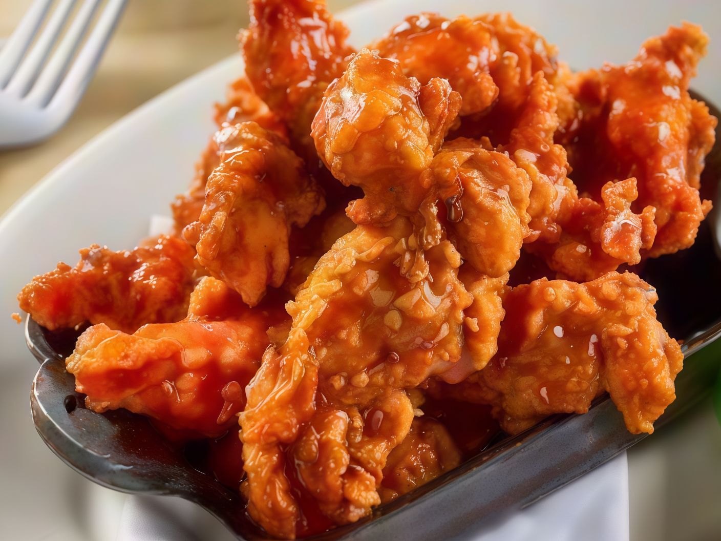 Crispy Buffalo Chicken Slices