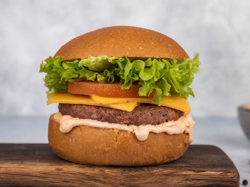 Plain Medium Burger