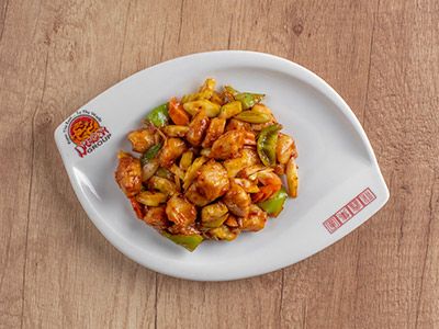 C08- Spicy Fried Chicken with Garlic In Chinese Style