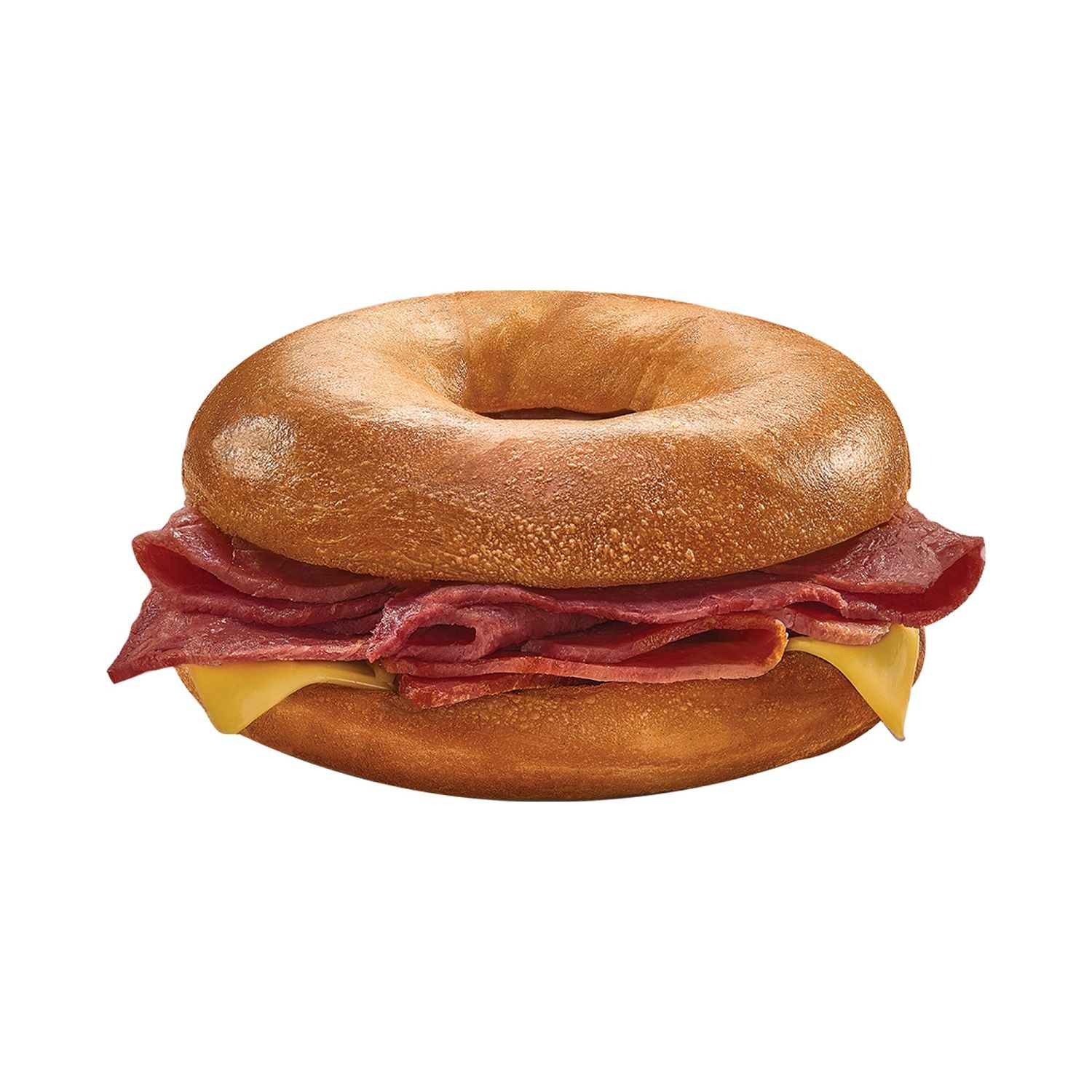 Beef Bacon N' Cheese Bagel