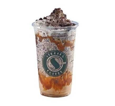 Non-Coffe Caramel Oreo Frappe