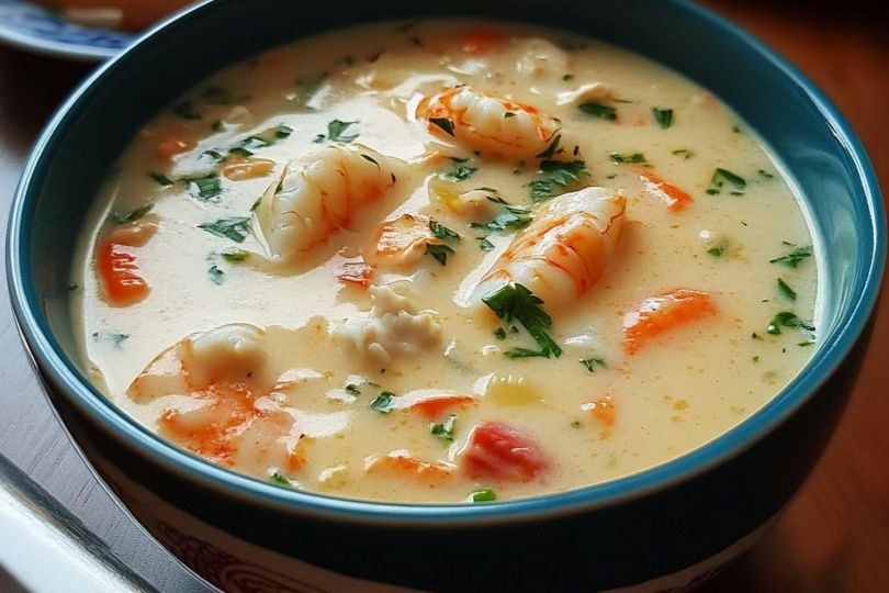 Creamy Sea Food Soup