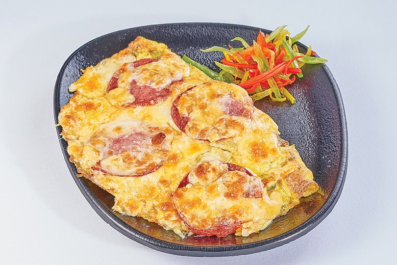 Calzone Omelette With Salami