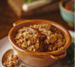 Orzo With Veal Tagin