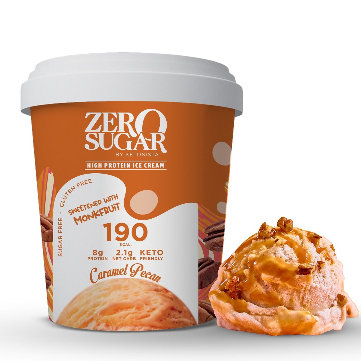 Zero Sugar Carmel Pecan Ice Cream