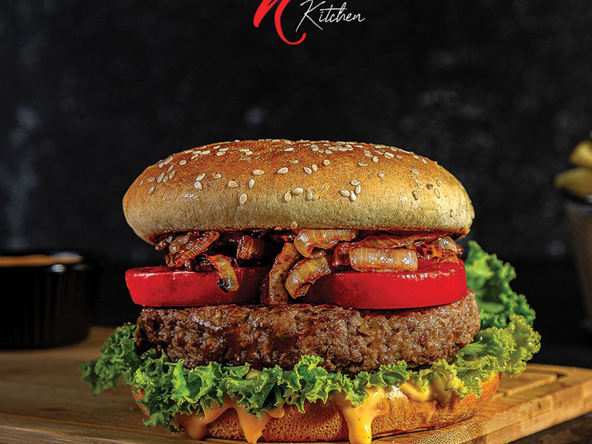 Caramilized Burger