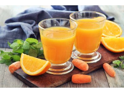 Orange With Carrots Juice