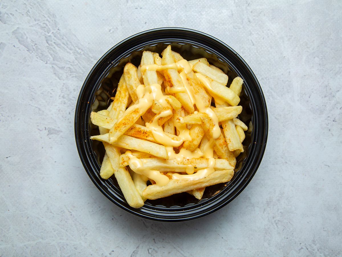 Cheddar Sauce Fries