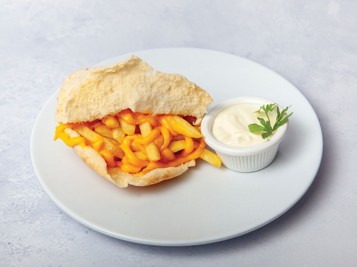 Shami Cheddar Potato Sandwich