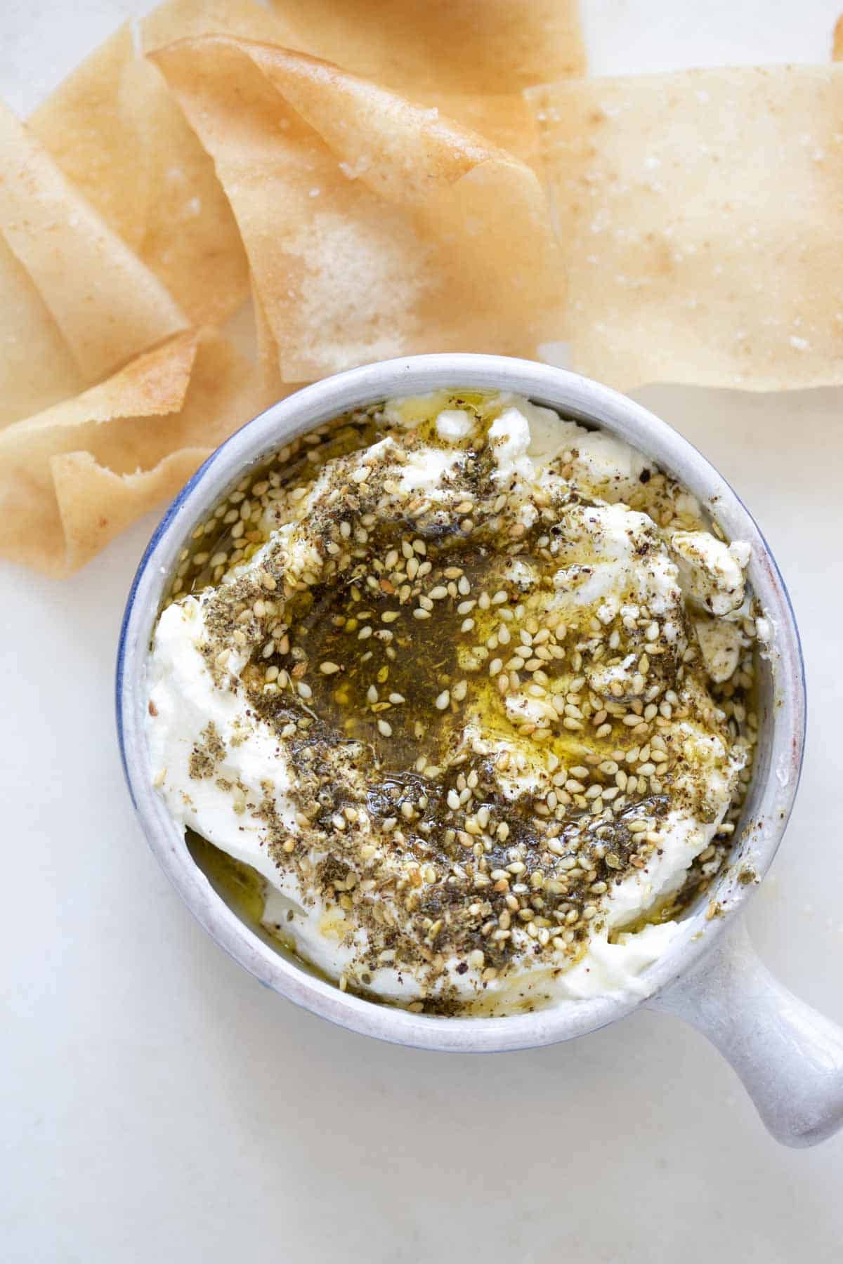 Cheese With Zaatar