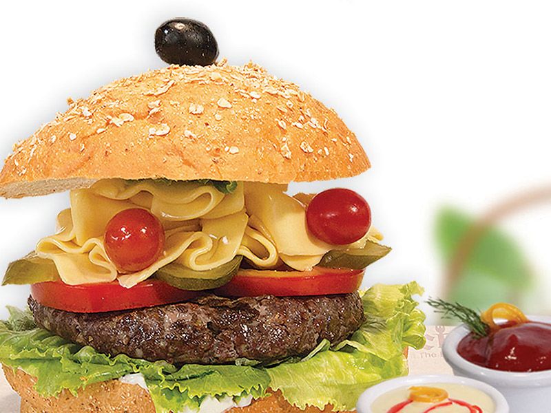 Cheese Beef Burger Sandwich