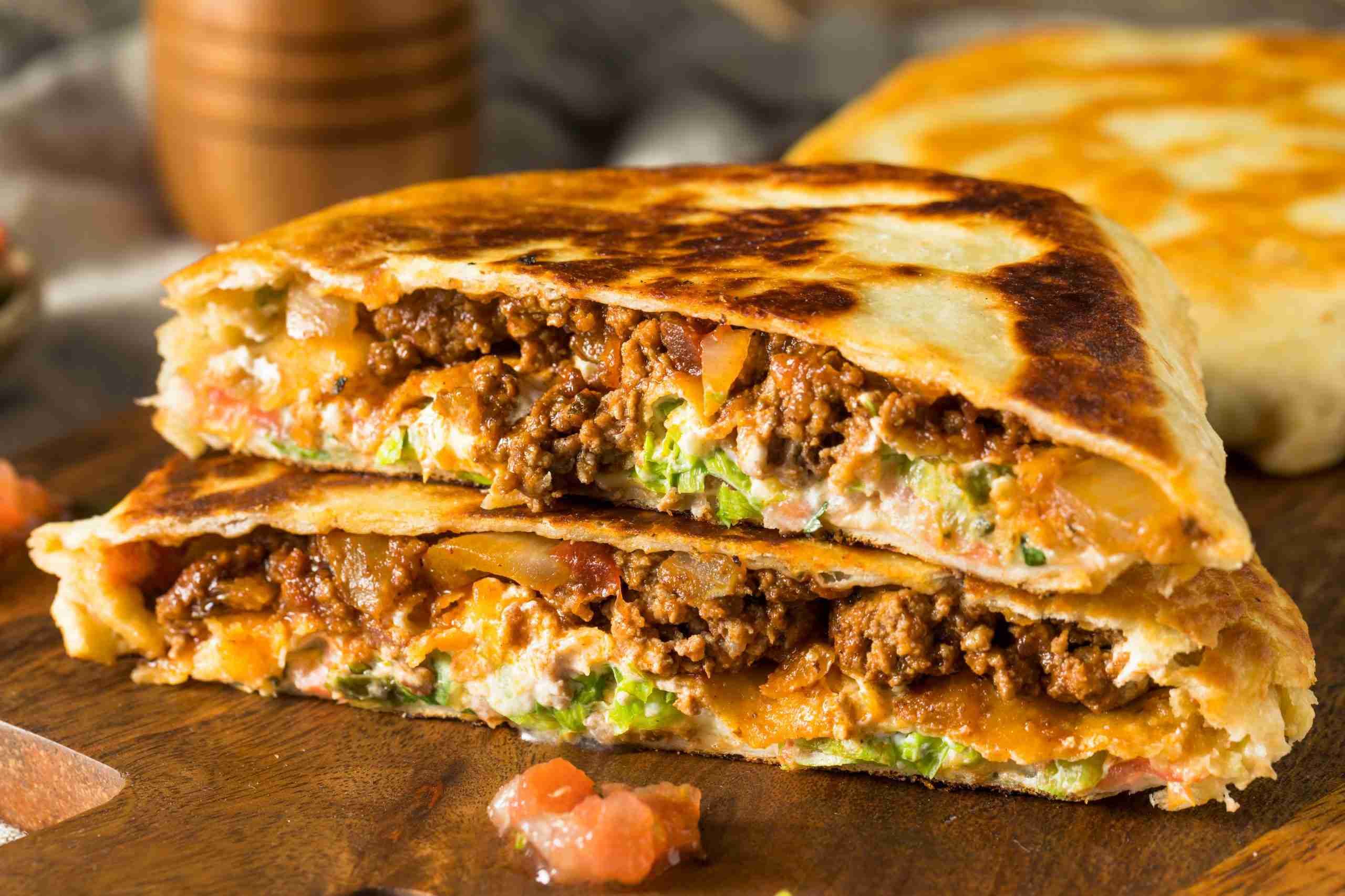 Meat Quesadillas Sandwich