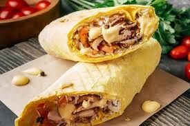 Shawarma Rolls with Cheese