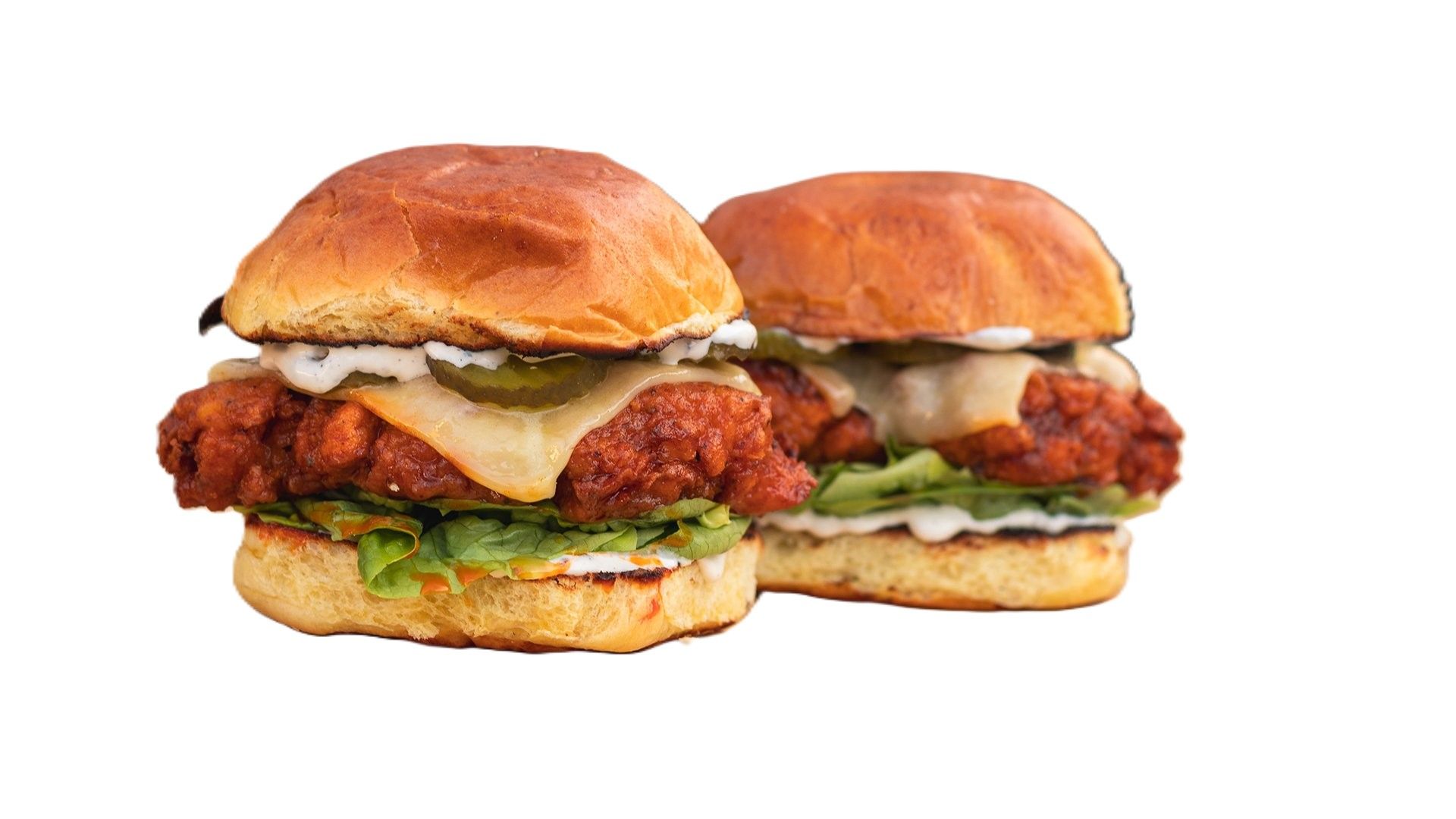 Mix Chicken Burger Egg and Cheese