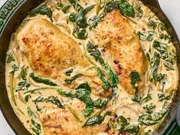 Chicken Breasts With Spinach Cream