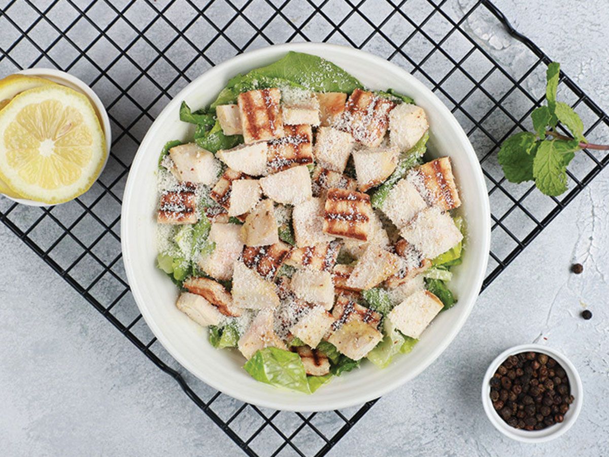 Chicken Caesar salad