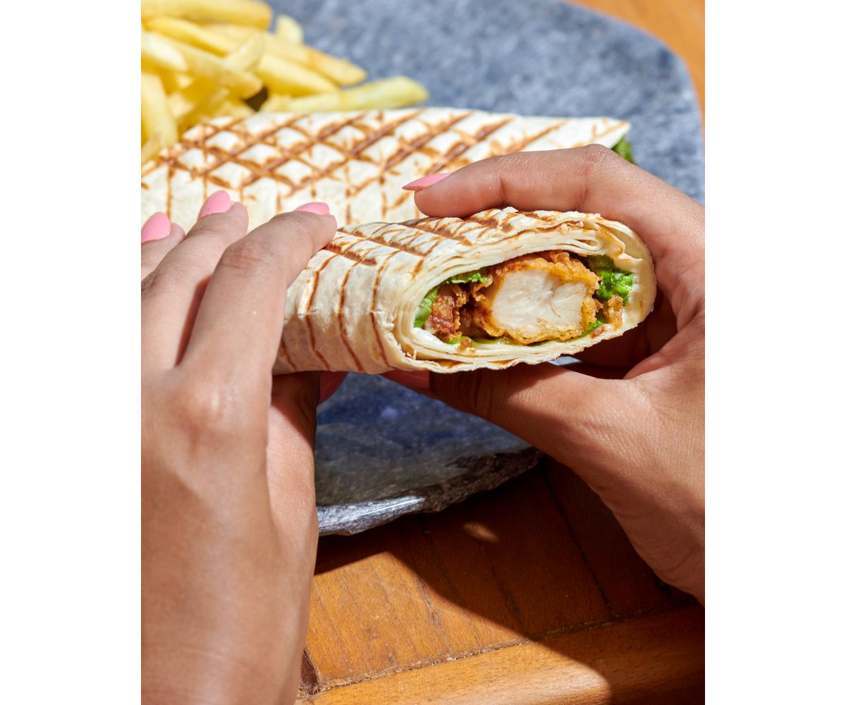 Chicken Caesar Wrap Sandwich