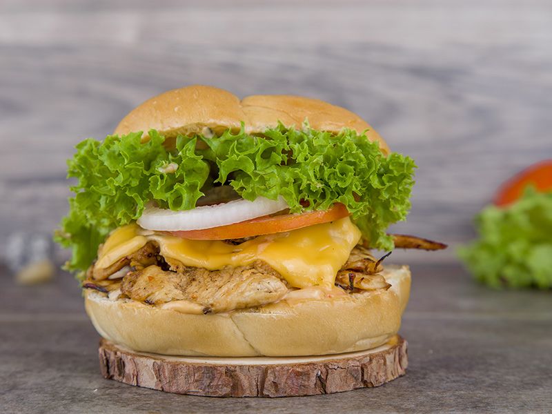 Chicken cheese sandwich