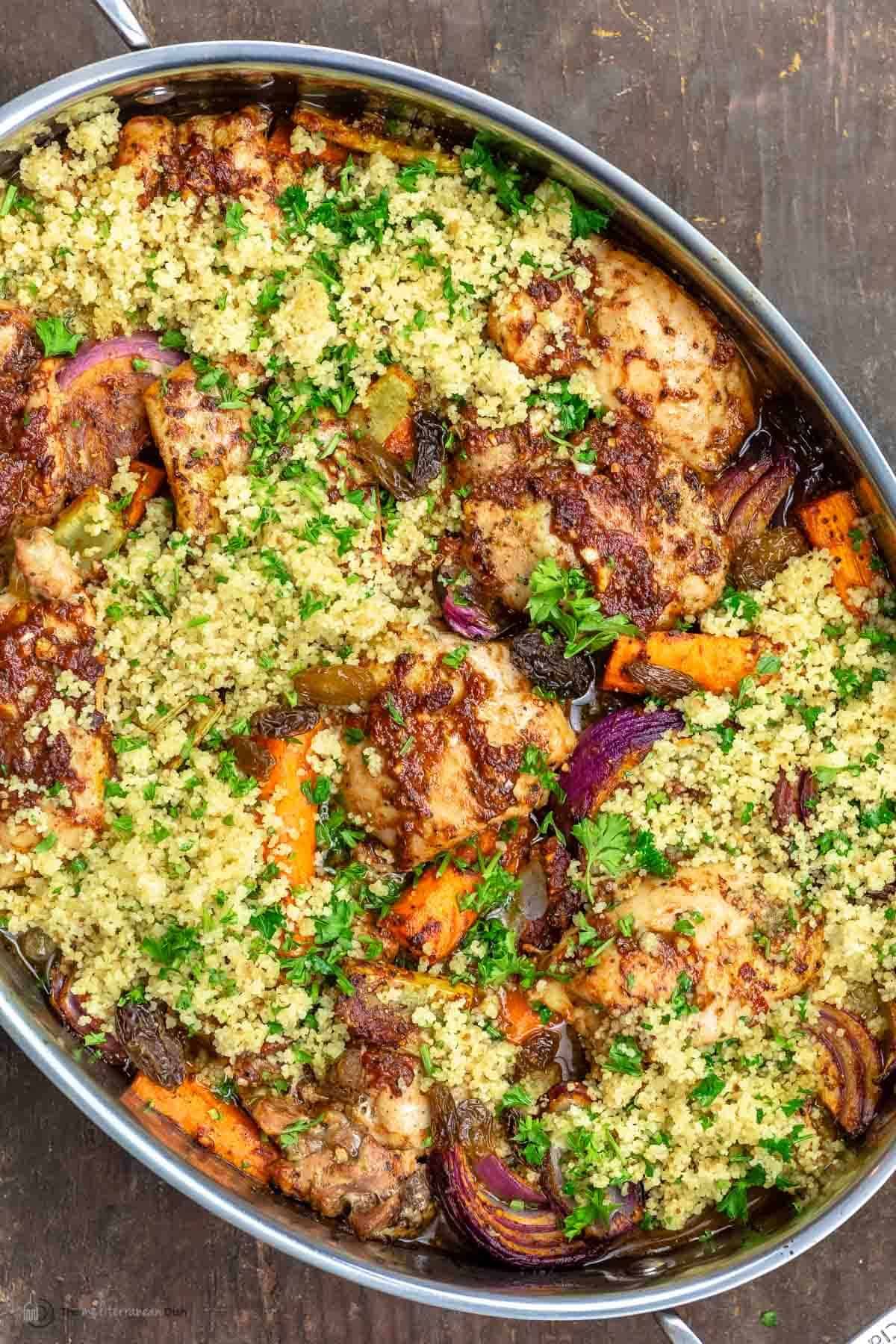 Chicken Rushta Couscous With Onions