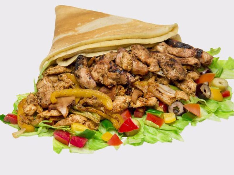 Chicken Fajita Crepe