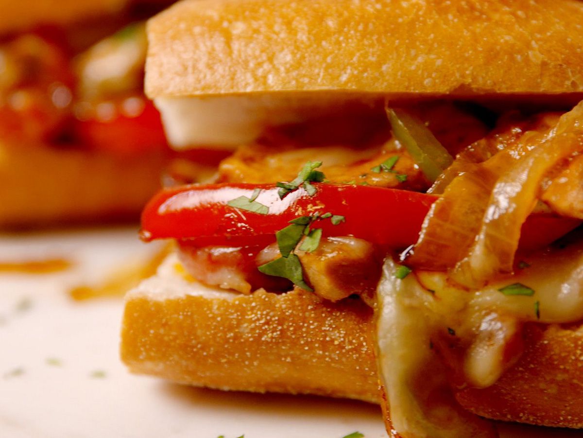 Chicken Fajita Hot Sandwich