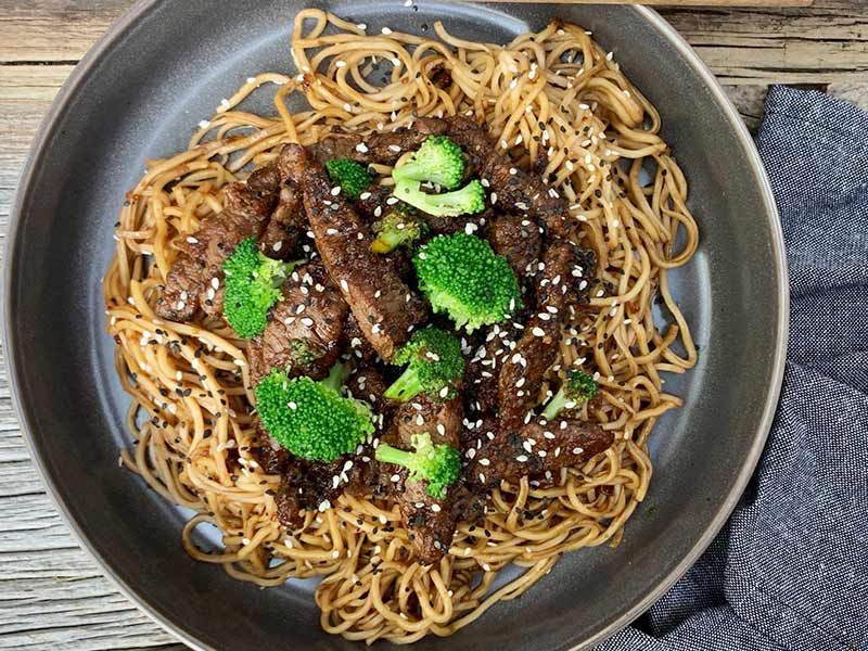 Chicken Mongolian Ramen Platter