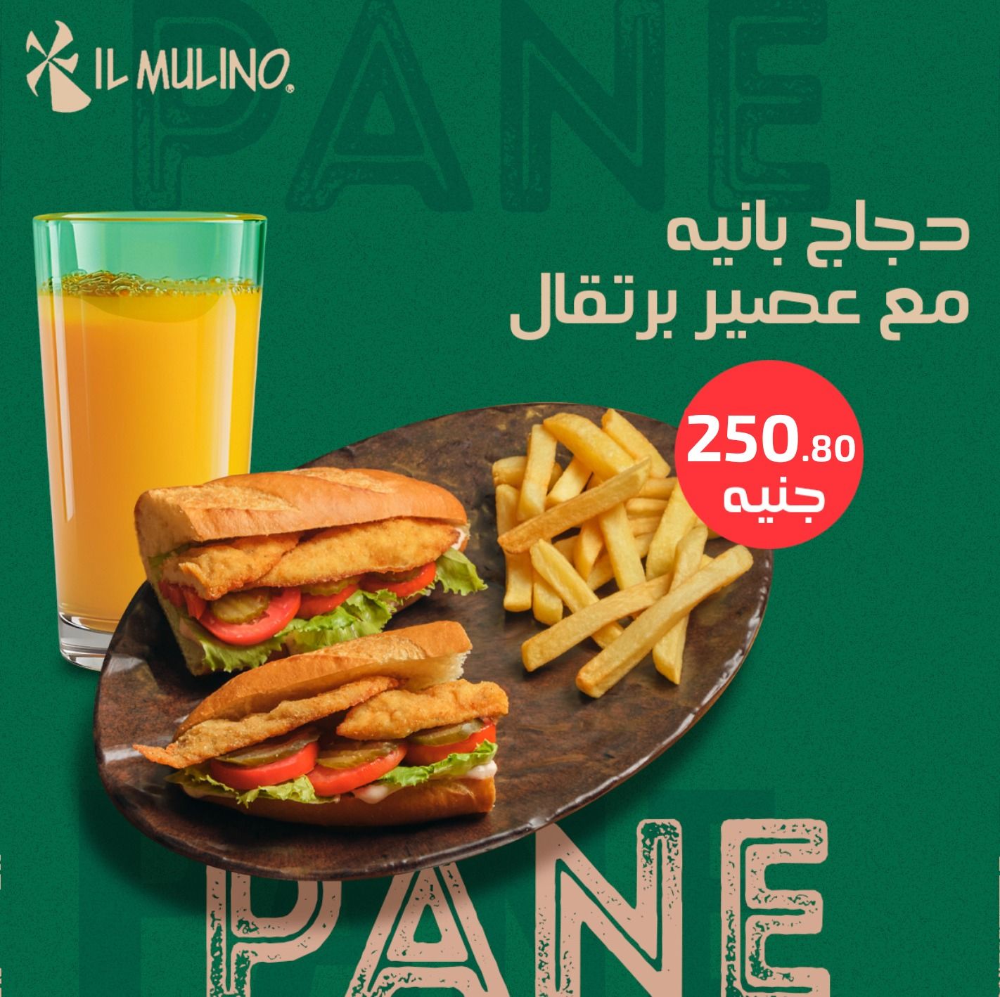 Chicken Pane Sandwich Offer