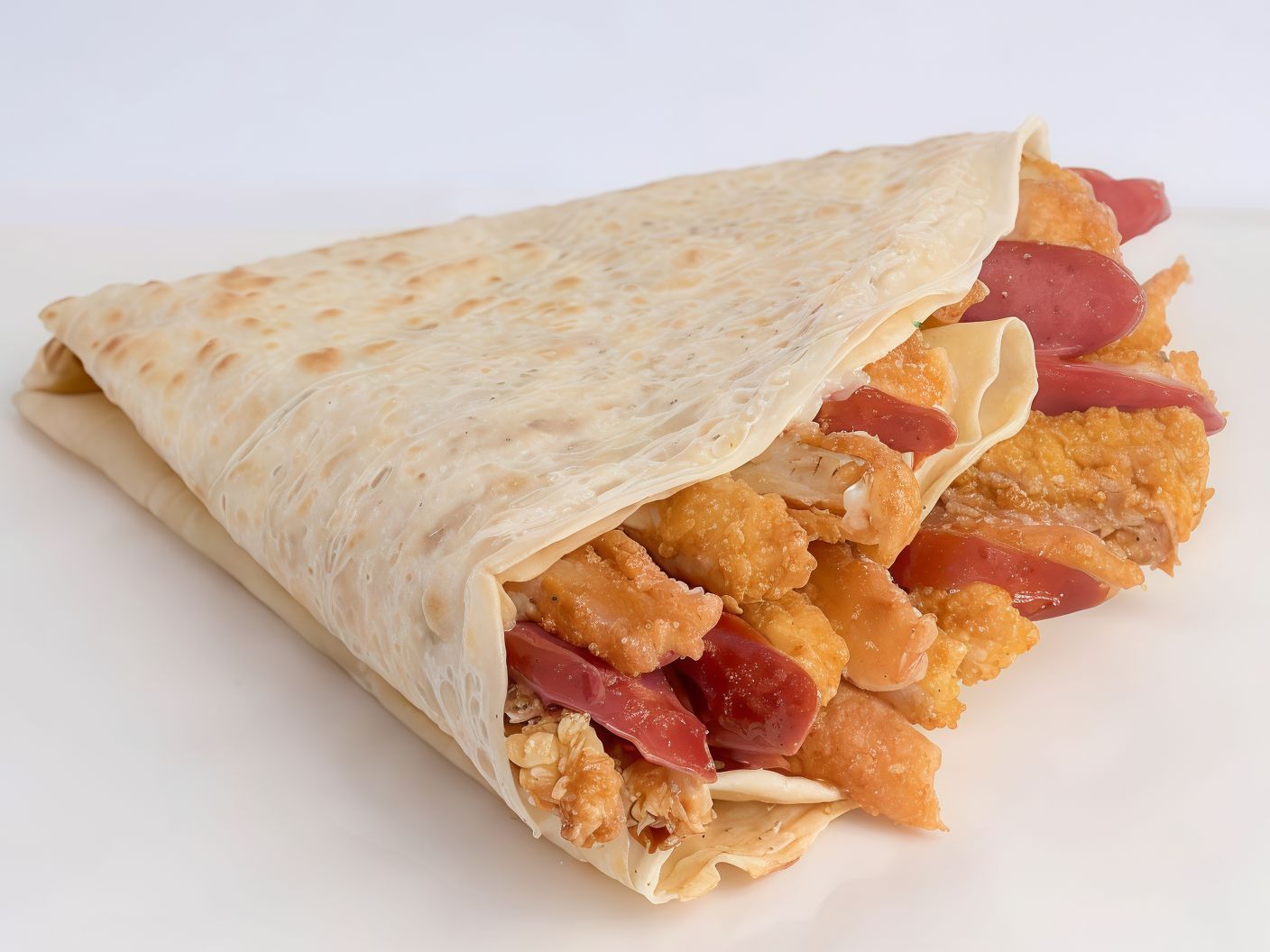 Crispy Chicken With Sausage Or Hot Dog