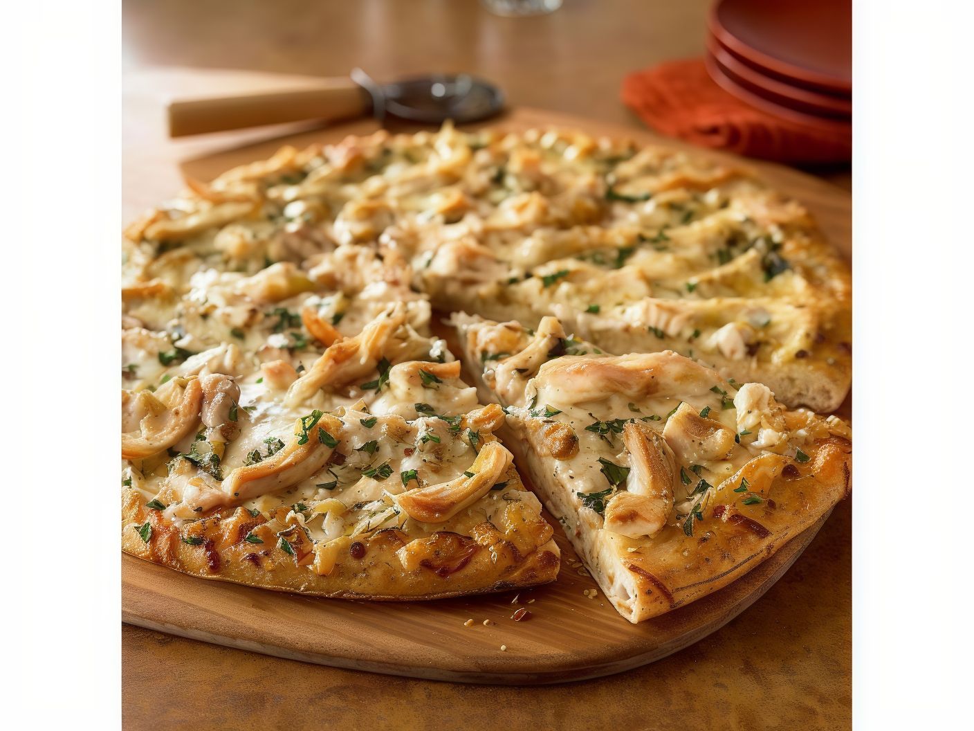 Chicken Shawerma Oriental Pizza