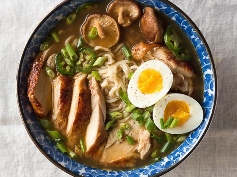 Spicy Chicken Ramen Soup