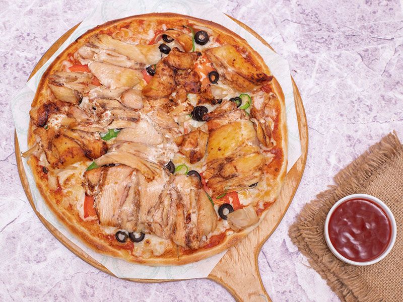 Chicken Shawerma Pizza