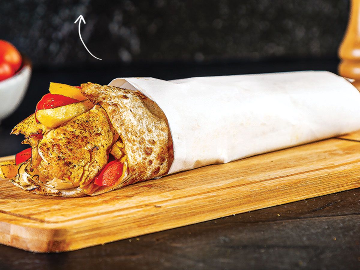 Fajita Chicken Shawarma Sandwich