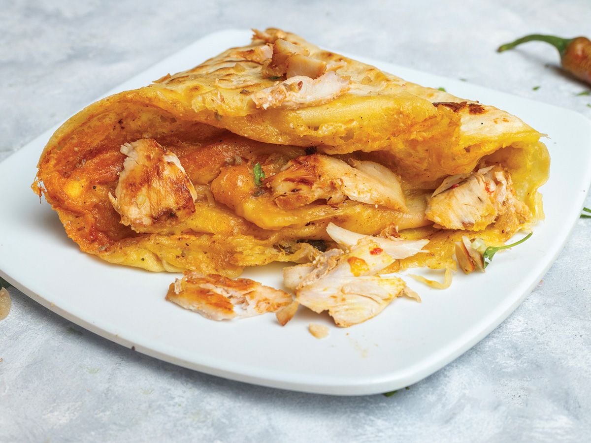 Chicken Shawerma Crepe