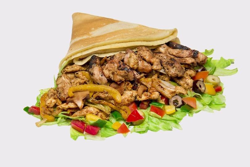 Chicken Shawarma Crepe