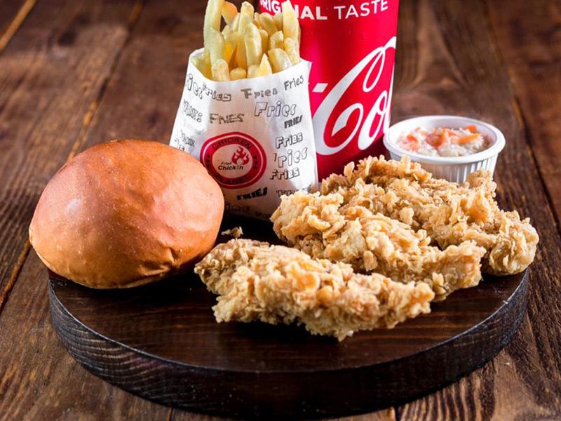 3 Pieces Crispy Strips Meal
