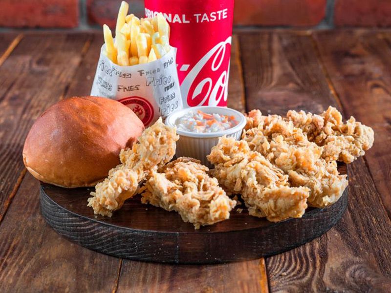 5 Pieces Crispy Strips Meal