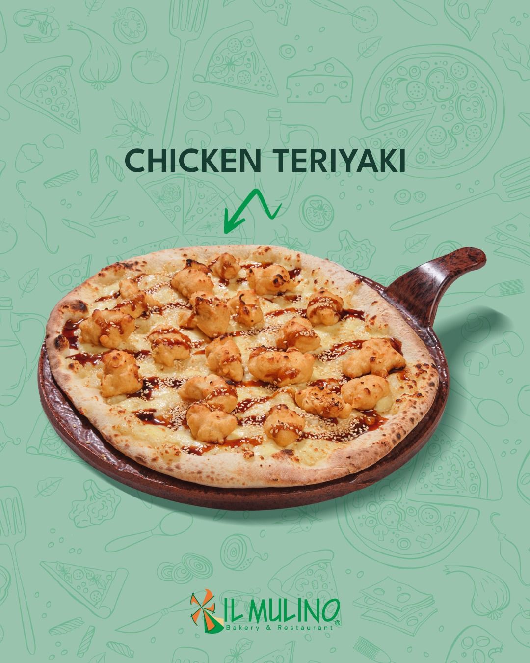 Chicken Teriyaki Pizza