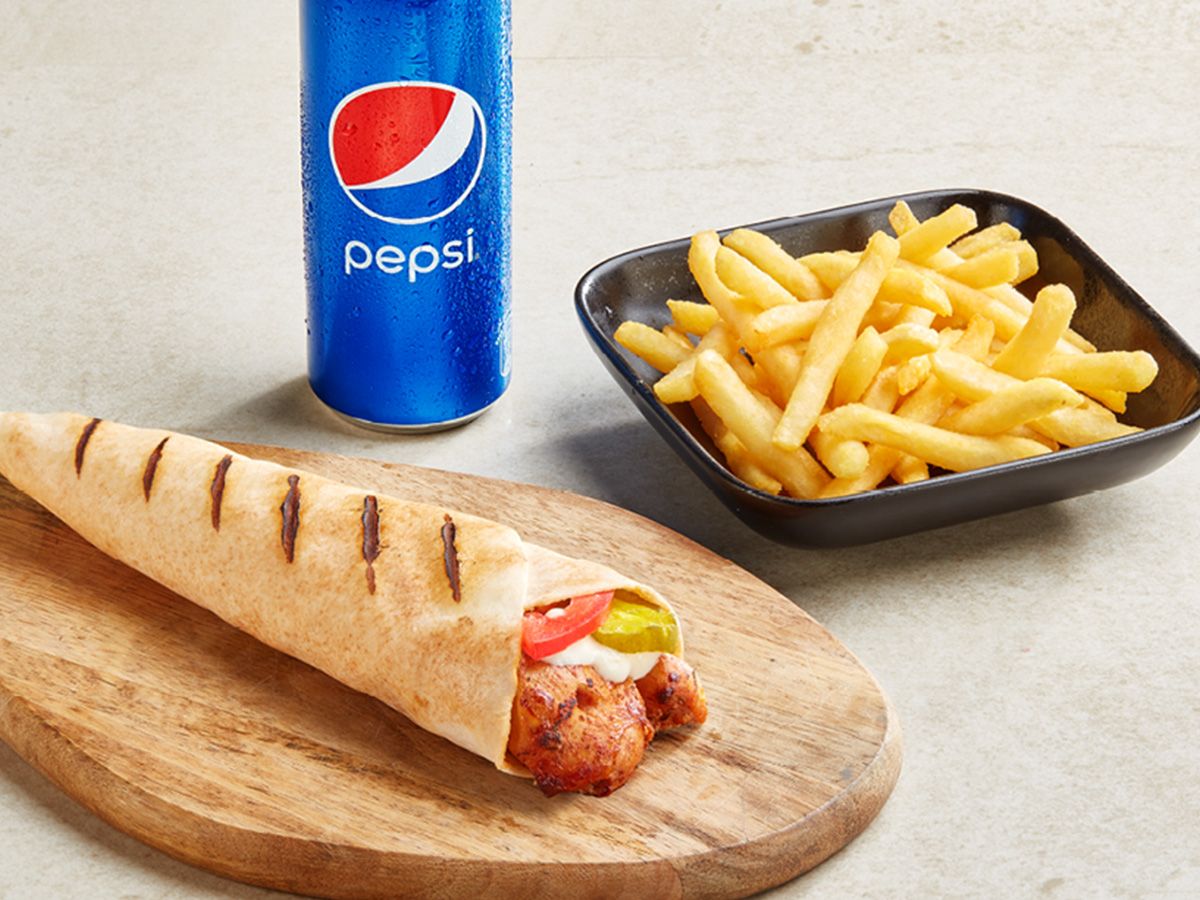 Chicken Tikka Wrap Combo