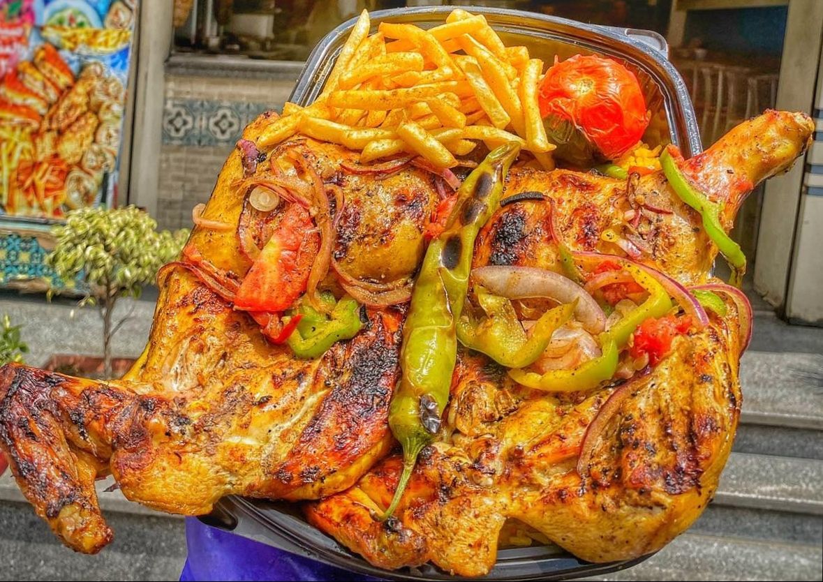 Chicken with Bone and Rice
