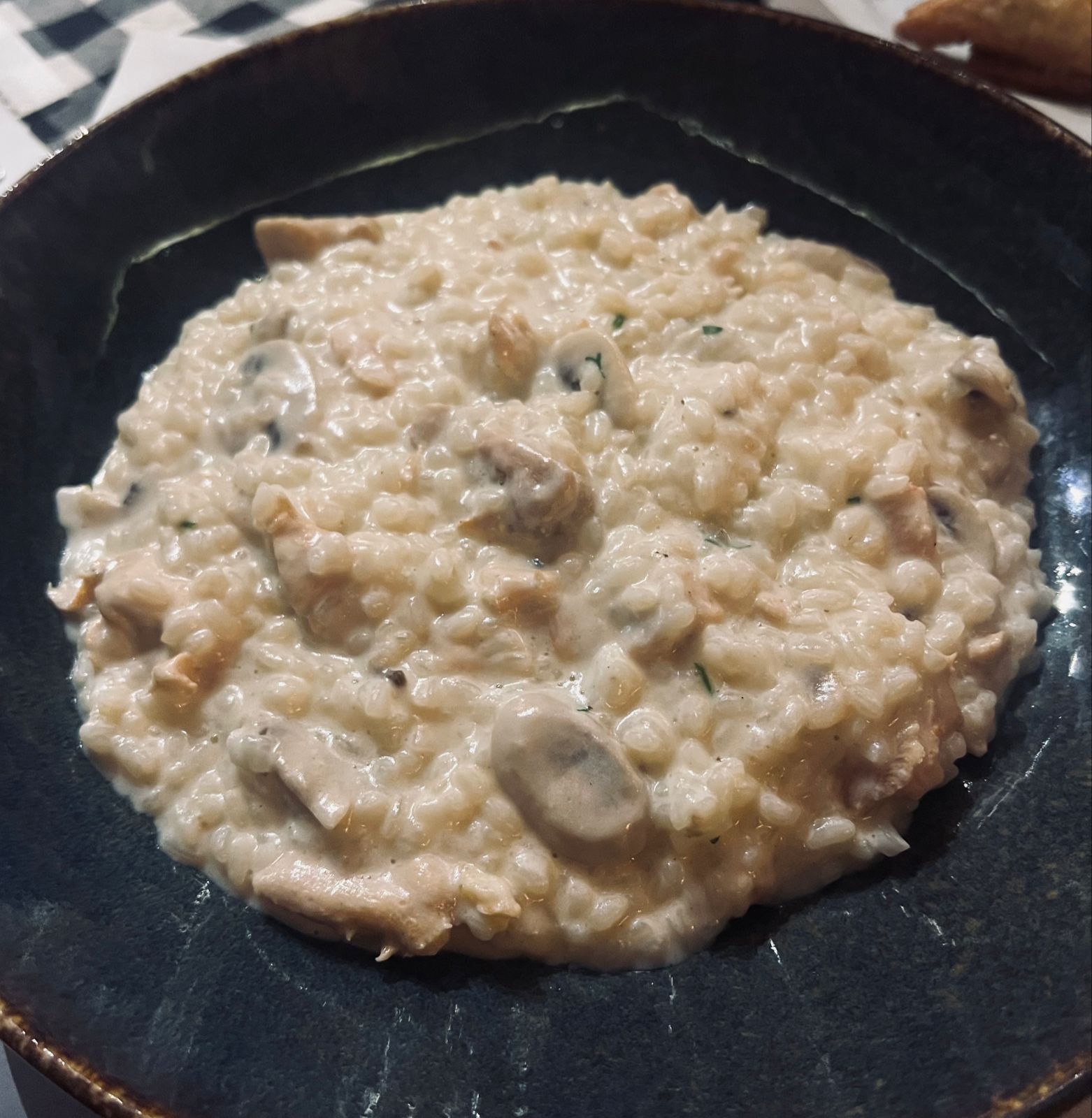 CHICKEN and MUSHROOM RISOTTO