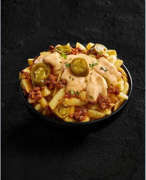 Loaded Fries Cooked With Smoked Turkey