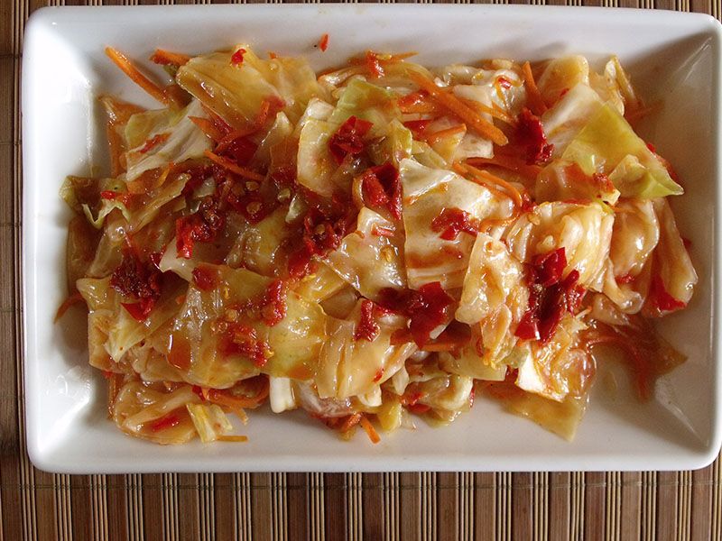 Spicy Chinese Cabbage Salad